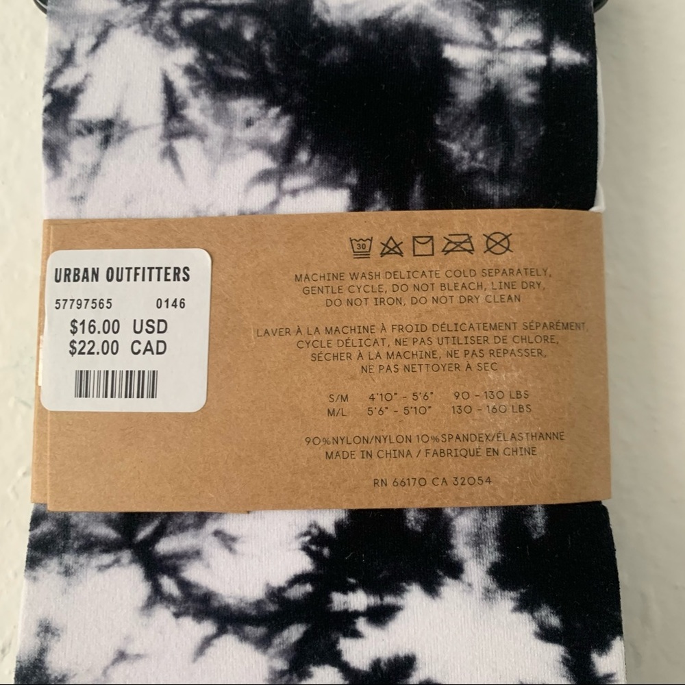 NWT Urban Outfitters Marble Tights - Picture 5 of 7